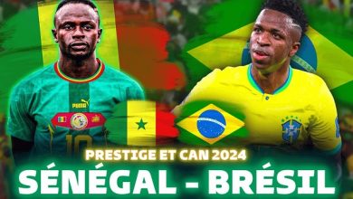 Football, Sénégal vs Brésil