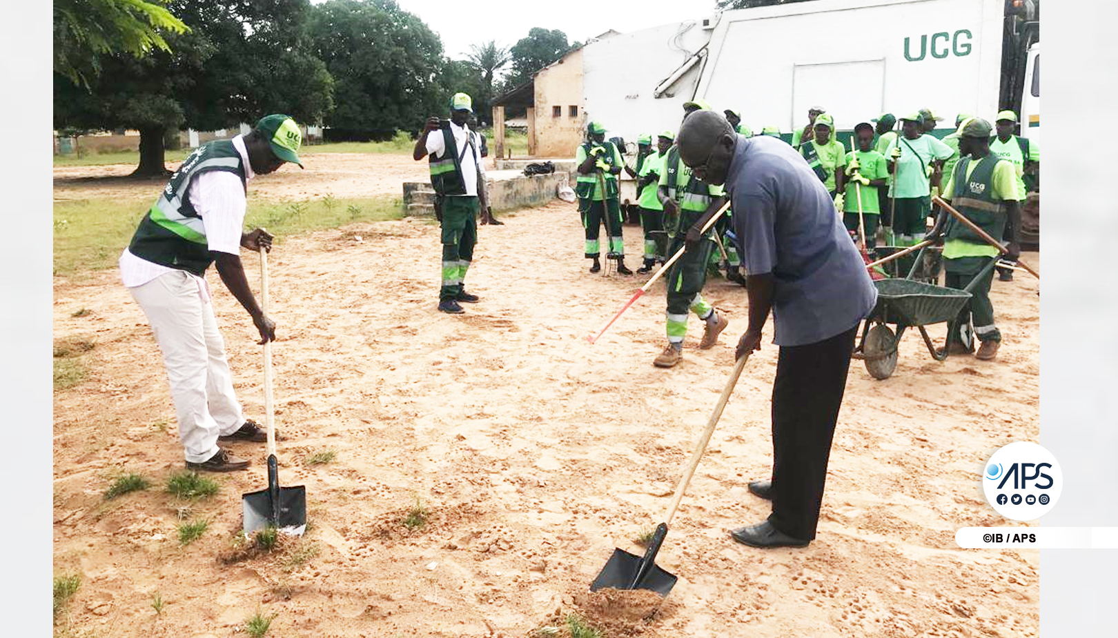 (2) Photos: Le PROMOGED lance la deuxième édition de sa campagne de nettoiement des écoles à Sédhiou